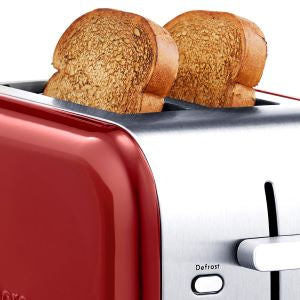 Kenmore 2-Slice Toaster, Red Stainless Steel,