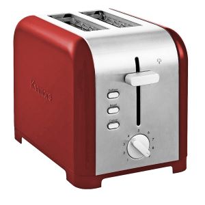 Kenmore 2-Slice Toaster, Red Stainless Steel,