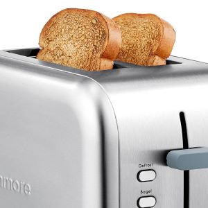 Kenmore 2-Slice Toaster, Stainless Steel, Extra Wide Slots,,,