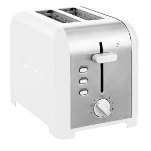 Kenmore 2-Slice Toaster, White Stainless Steel