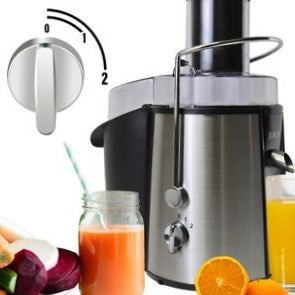 Total Chef Juicin' Juicer Wide Mouth Centrifugal Juice Extractor,