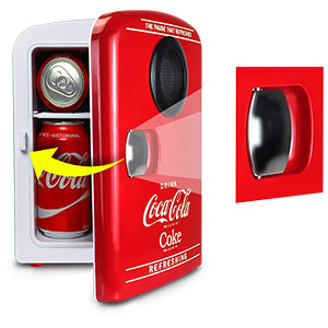 Coca-Cola 4L Cooler/Warmer w/ Bluetooth Speaker,,