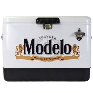 Modelo Ice Chest Beverage Cooler with Bottle Openerr,