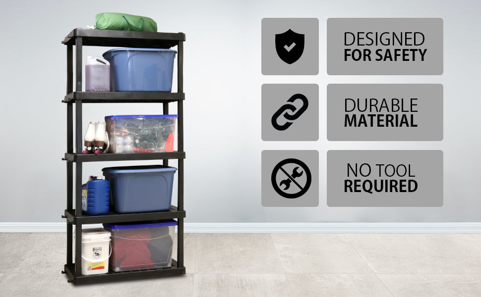 Oskar 5-Tier Storage Shelf