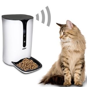 Lentek Smart Pet Feeder with 720p HD Video, 2-Way Audio, 200 oz.