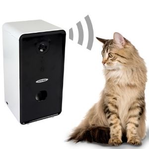Lentek Smart Pet Treat Tosser with HD Camera, 2-Way Audio