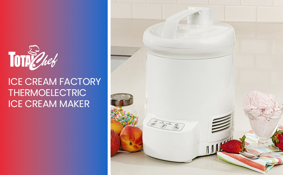 Total Chef Ice Cream Factory Automatic Electric Ice Cream Maker,