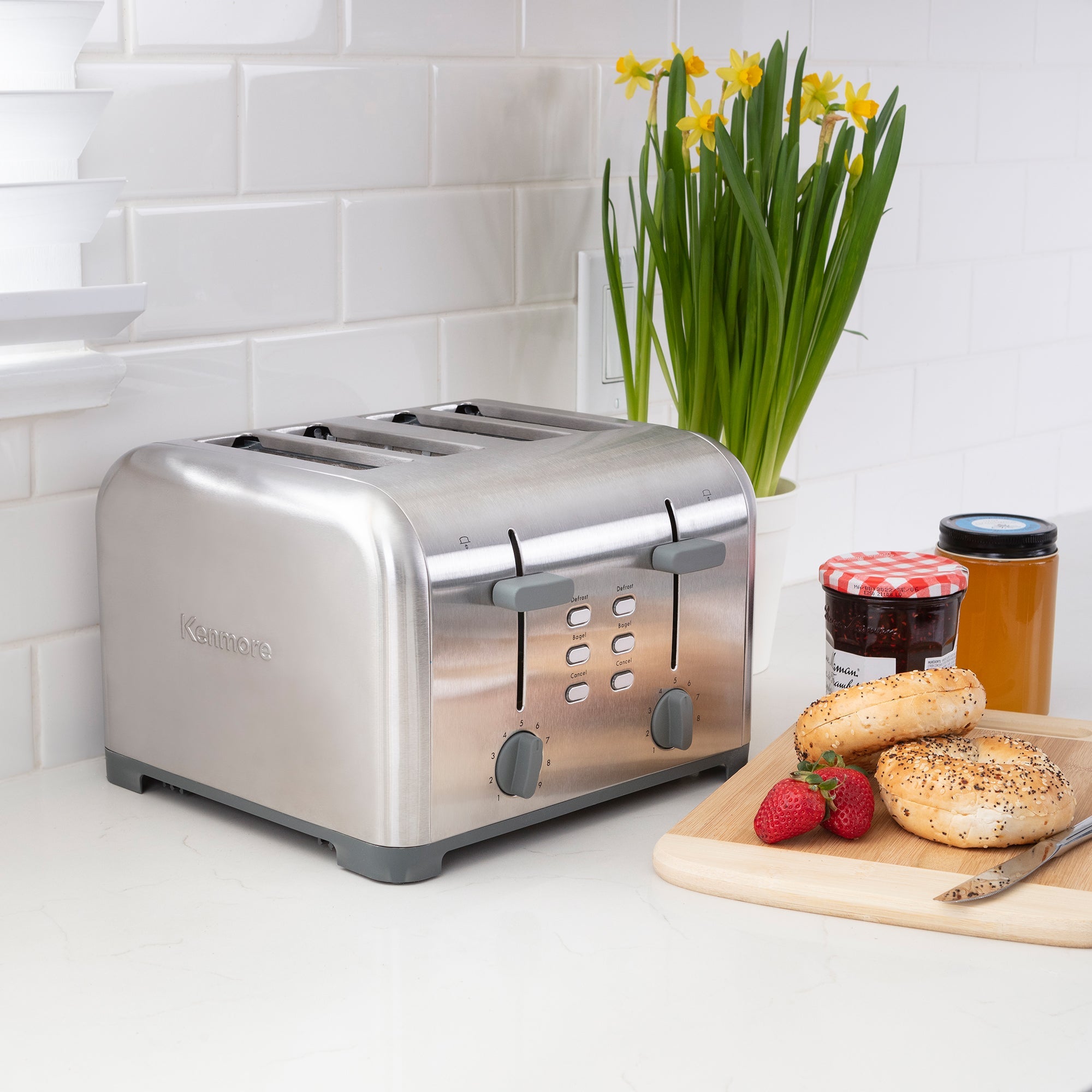 Cooks 4-Slice Stainless Steel Toaster