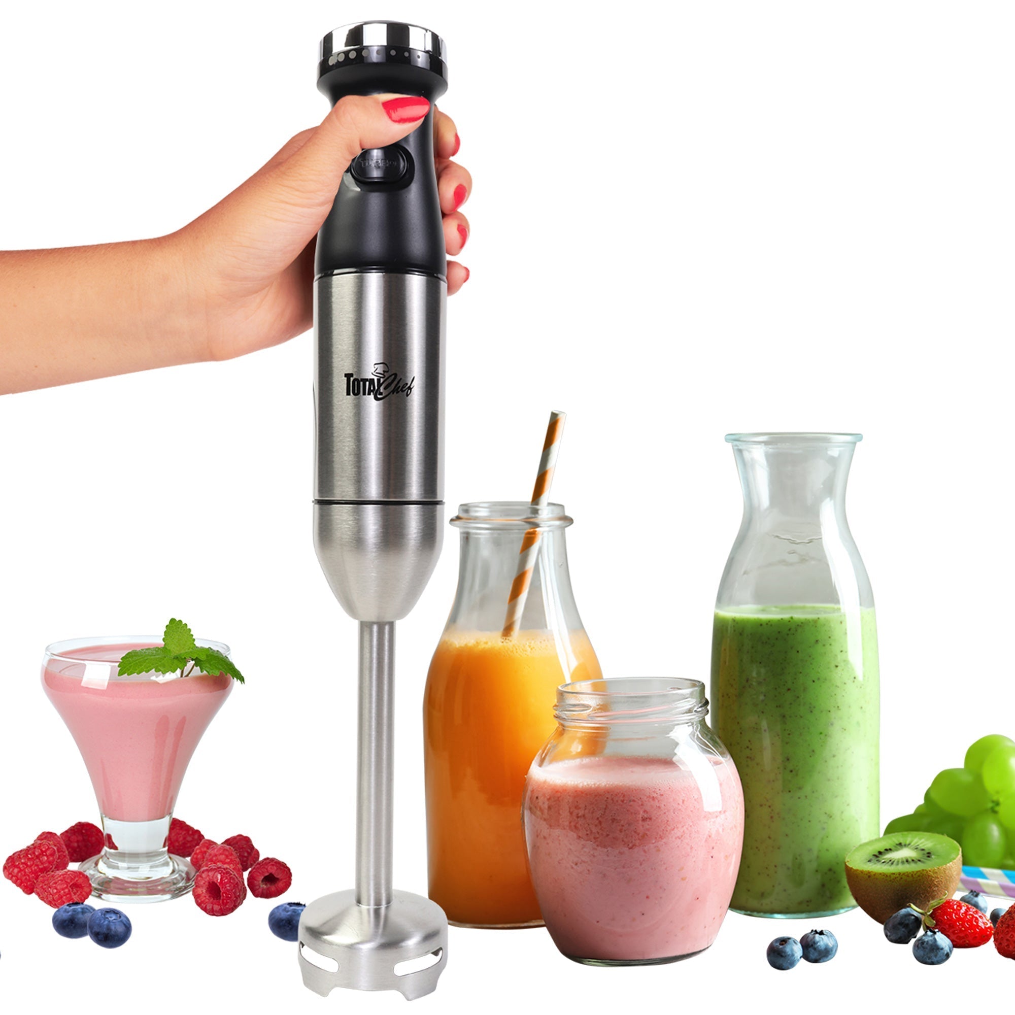 Total Chef Cordless Portable Blender, 20 oz (600 mL) Personal Blender, USB  Rechargeable