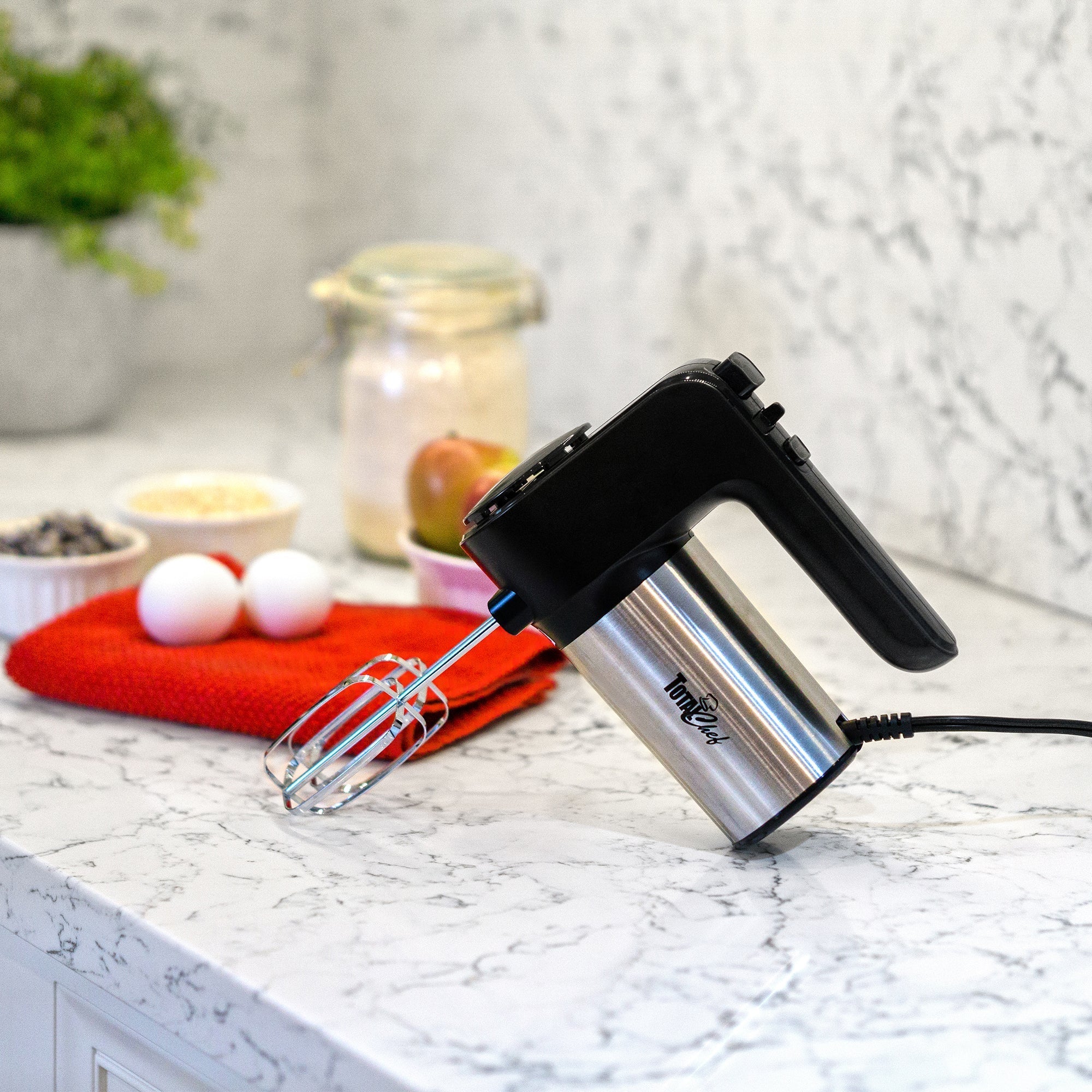 Hand Mixer Electric, Keenstone 5 Speed Kitchen Handheld Hand Mixers with 5  Stainless Steel Accessories Use for Cream and Cake - Morpilot