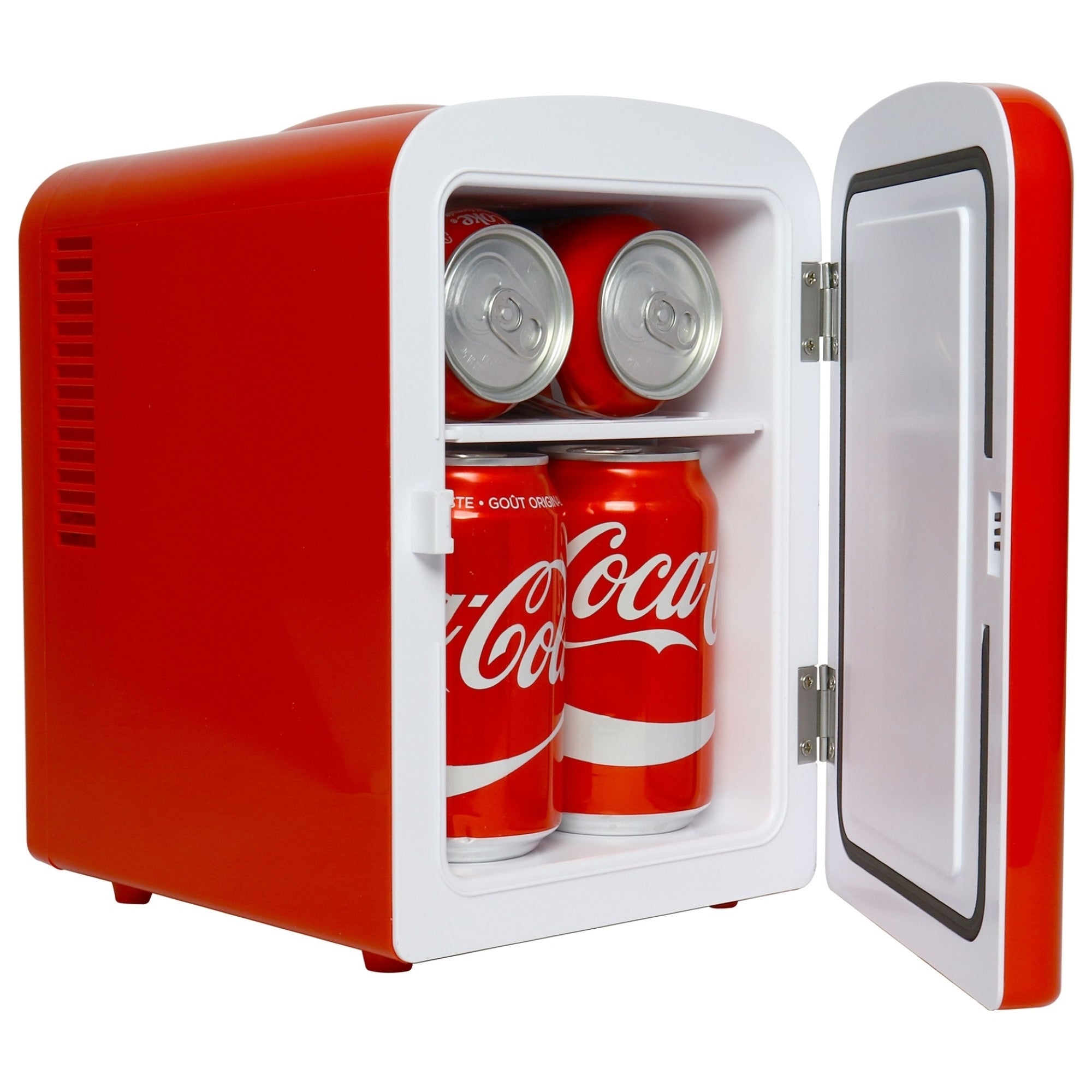 Nevera Coca-Cola Koolatron CC12 con capacidad para 12 latas, color rojo