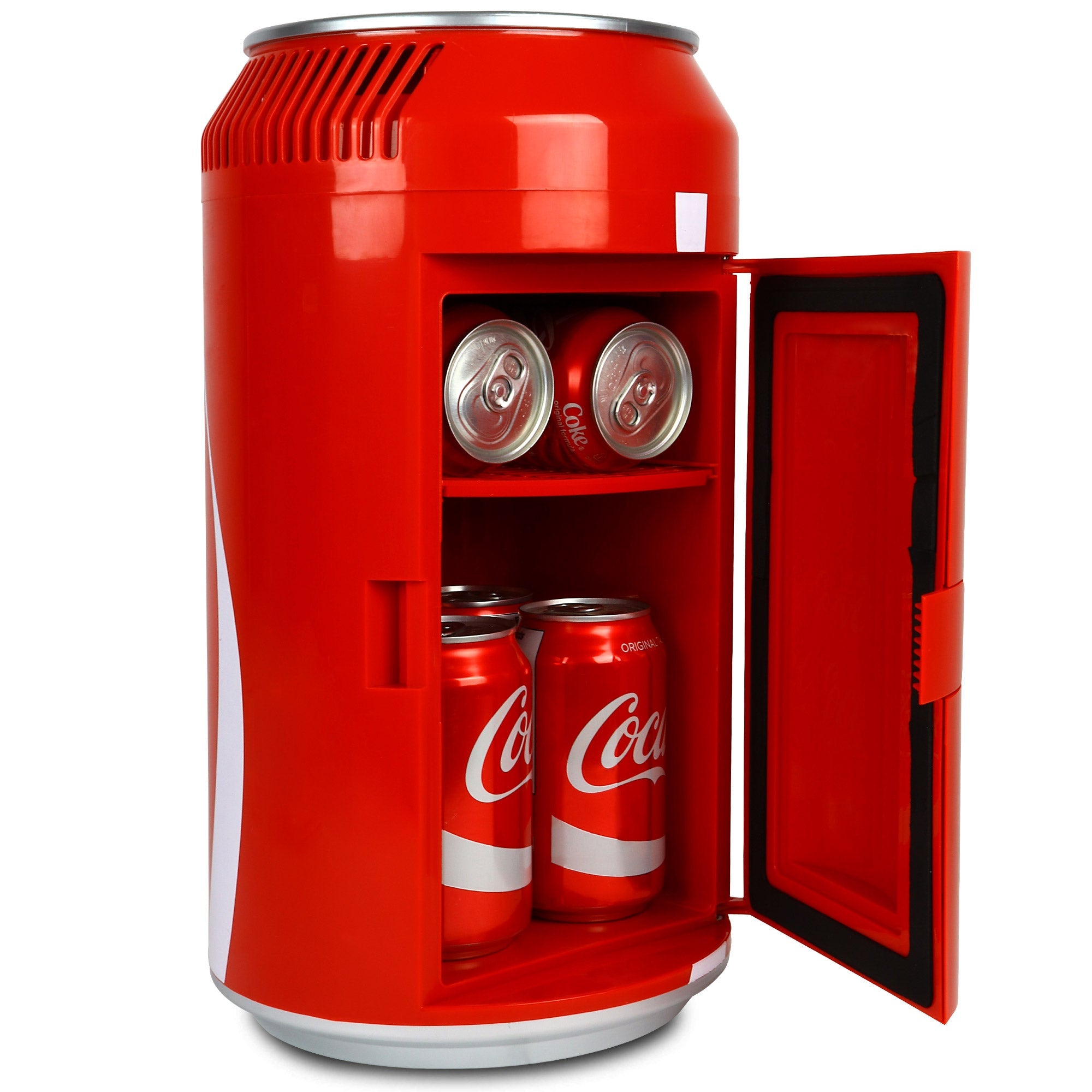 Nevera Coca-Cola Koolatron CC12 con capacidad para 12 latas, color rojo