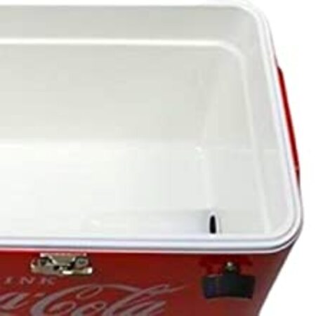 Koolatron Stainless Steel Ice Chest Cooler w/ Bottle Opener 51L