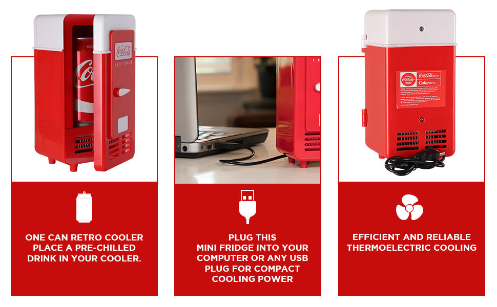 Convenient Soda Fridges : Thanko USB Can Cooler