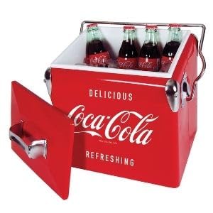 Coca-Cola Retro Ice Chest Cooler with Bottle Opener 13L (14 qt)