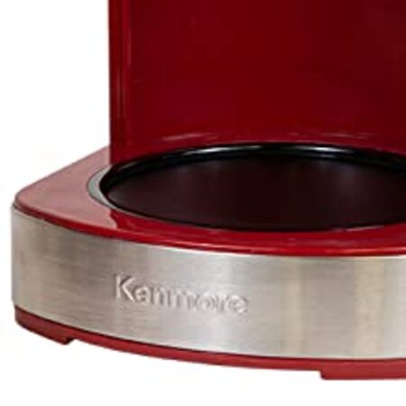 KENMORE Kenmore Aroma Control 12-Cup Programmable Coffee Maker, Red and  Stainless Steel, Reusable Filter KKCM12Red - The Home Depot