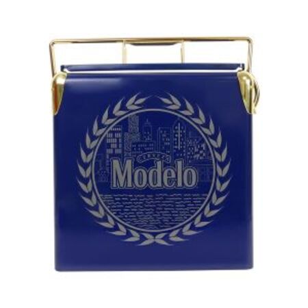Modelo Retro Ice Chest Cooler with Bottle Opener 13L (14 qt), 18 Can Capacity