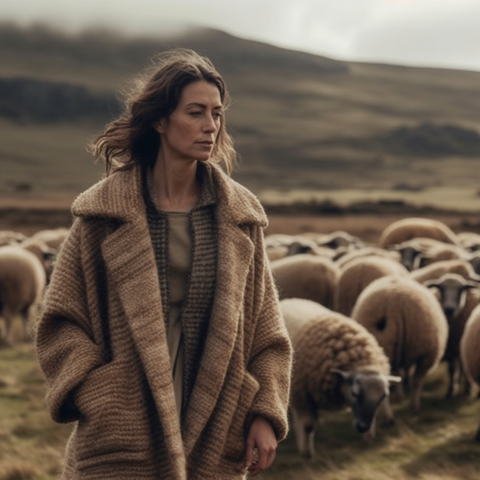 a-woman-among-sheep