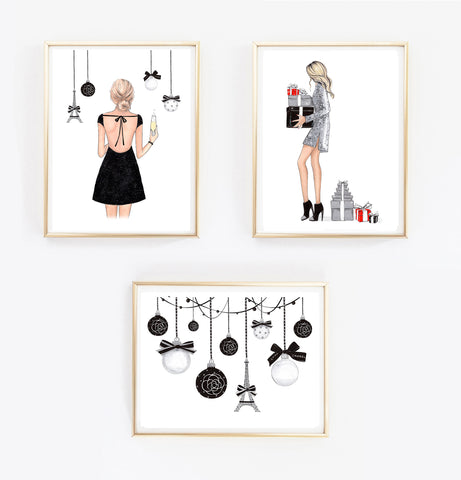 Chanel Outfit Nude Canvas Print by LaLana Arts