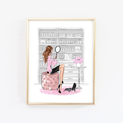 SET OF 6 ART PRINTS SATC Girls in New York fashion illustrations – Lalana  Arts