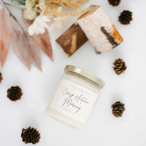 Crisp Autumn Mornings | Fall | 8 oz Candle - House Of Halle Boutique