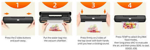 How to use Vacuum sealer for food packaging