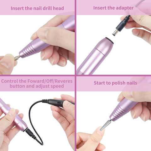 How to Use Electric Nail Drill