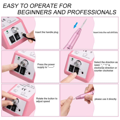 How To Use Electric Nail Drill?