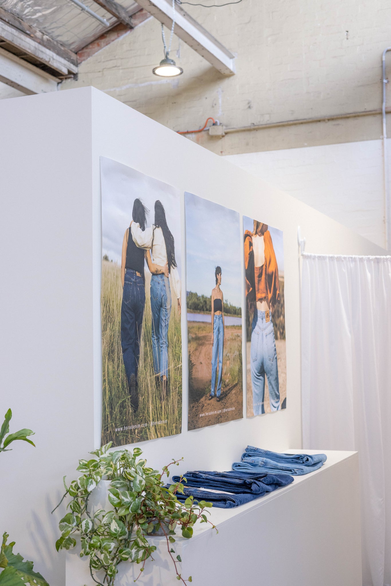 HERA Denim's pop up shop in Geelong