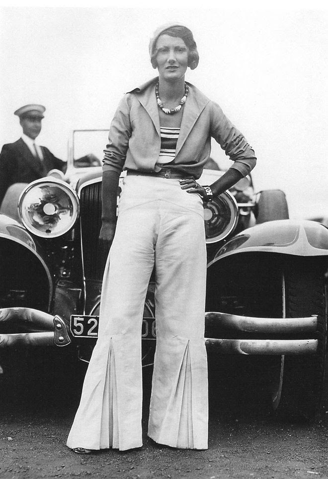 Women in pants 1930s fashion