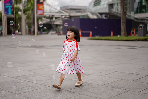 Heritage Singapore Icons Baby Girl Gathered Dress Set