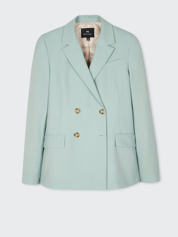 Paul-Smith-Pale-Green-Wool-Hopsack Blazer-W2R-246J-M31053-33