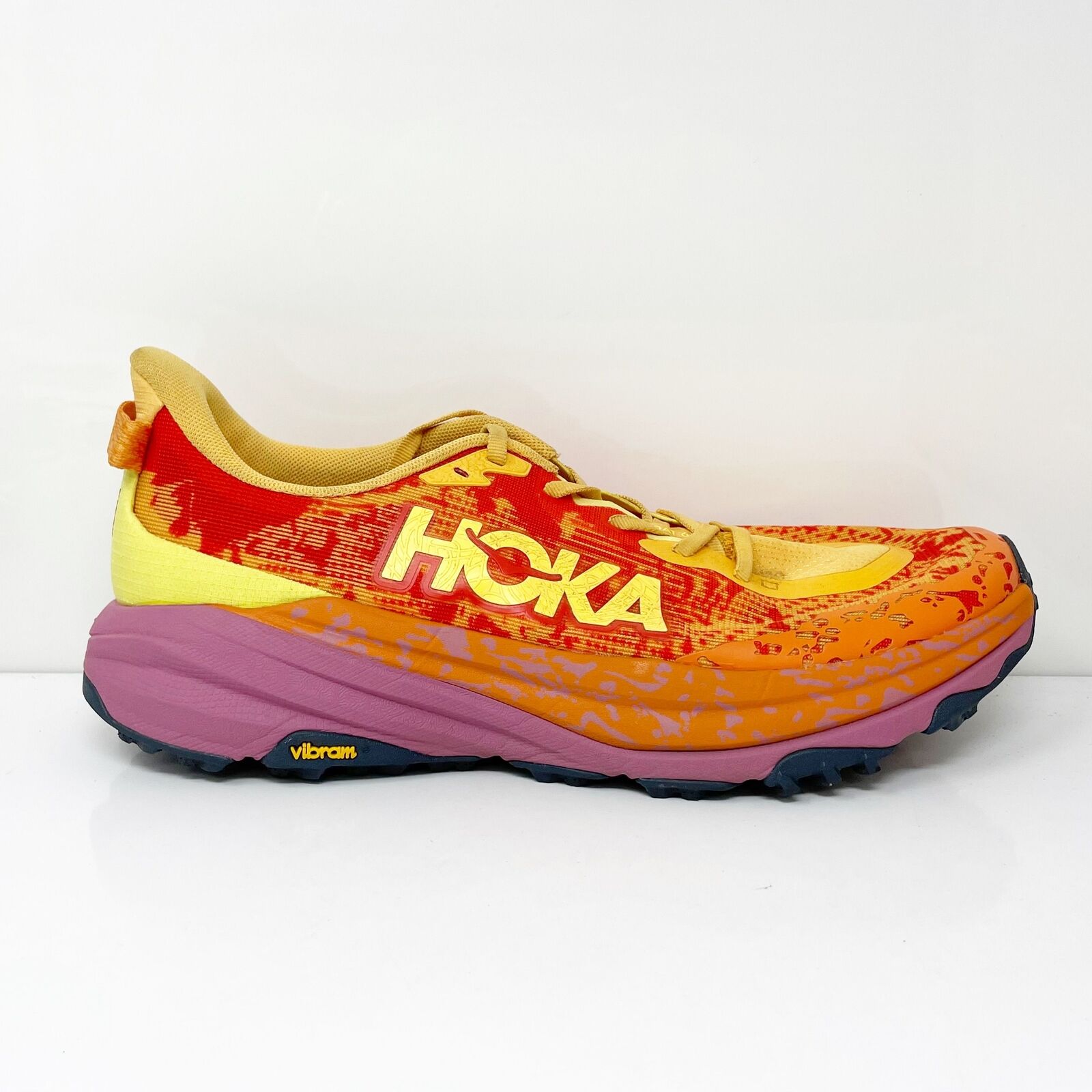 Hoka One One Mens Speedgoat 6 1147791 SRBT Orange Running Shoes Sneakers Sz 11 D - SneakerCycle product image