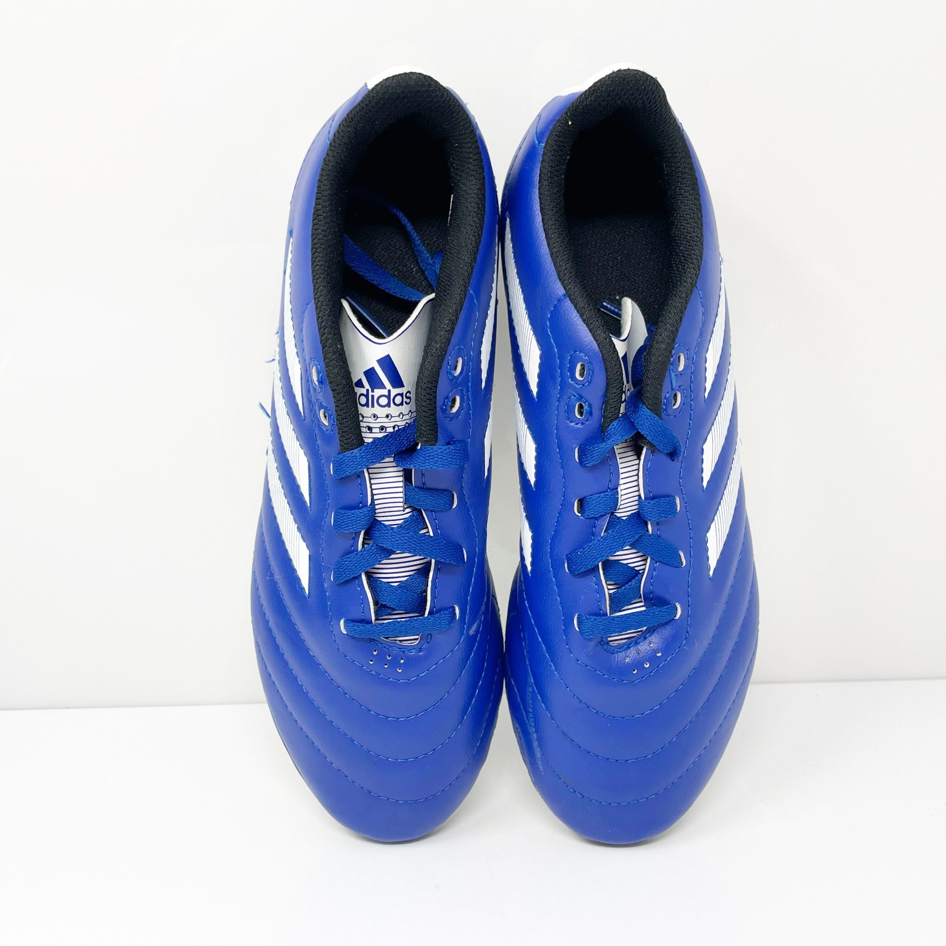 Adidas Boys Goletto VIII GW6162 Blue Soccer Cleats Shoes Size 4 ...