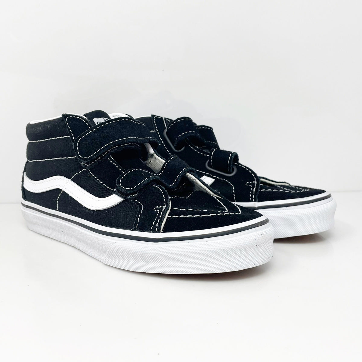 Vans Boys Sk8 Hi Reissue V 507698 Black Casual Shoes Sneakers Size 2.5 ...