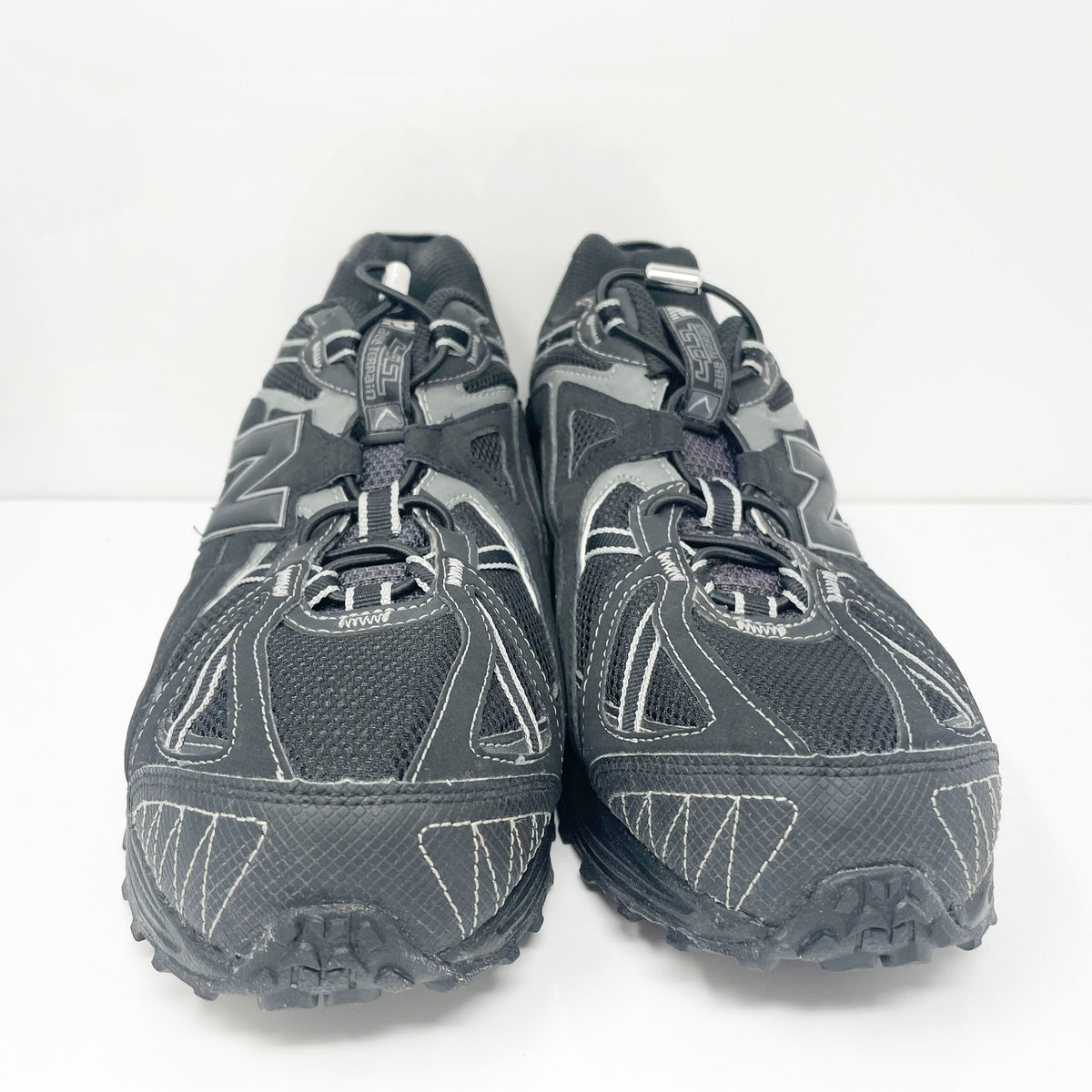 New Balance Mens 411 All Terrain MT411BG Black Running Shoes Sneakers ...