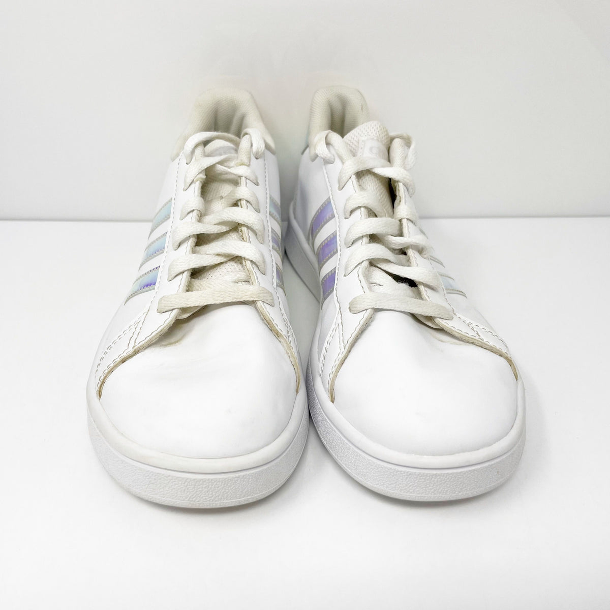 Adidas Girls Grand Court FW1274 White Casual Shoes Sneakers Size 3 ...