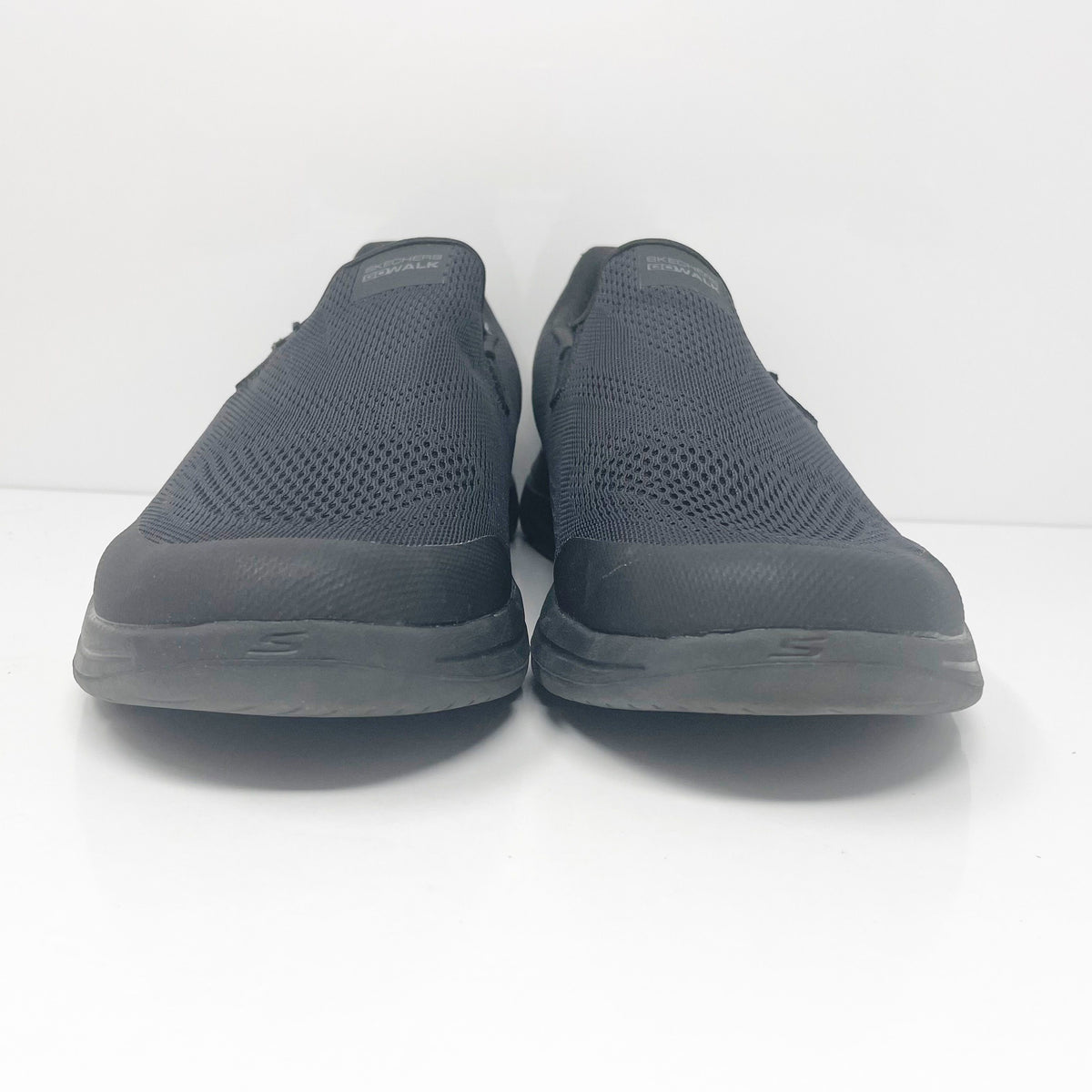 Skechers Mens Go Walk Evolution Ultra 216039 Black Casual Shoes Sneake ...