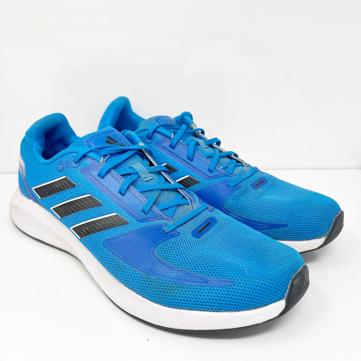 Adidas Mens Run Falcon 2.0 GX8237 Blue Running Shoes Sneakers Size 10 ...