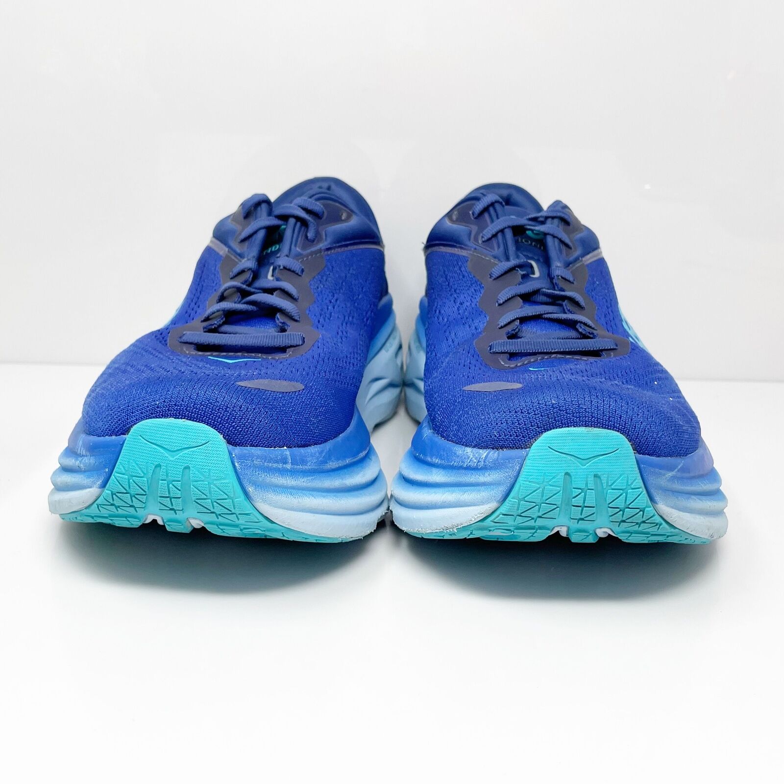 Hoka One One Mens Bondi 8 1123202 BBBG Blue Running Shoes Sneakers Siz ...