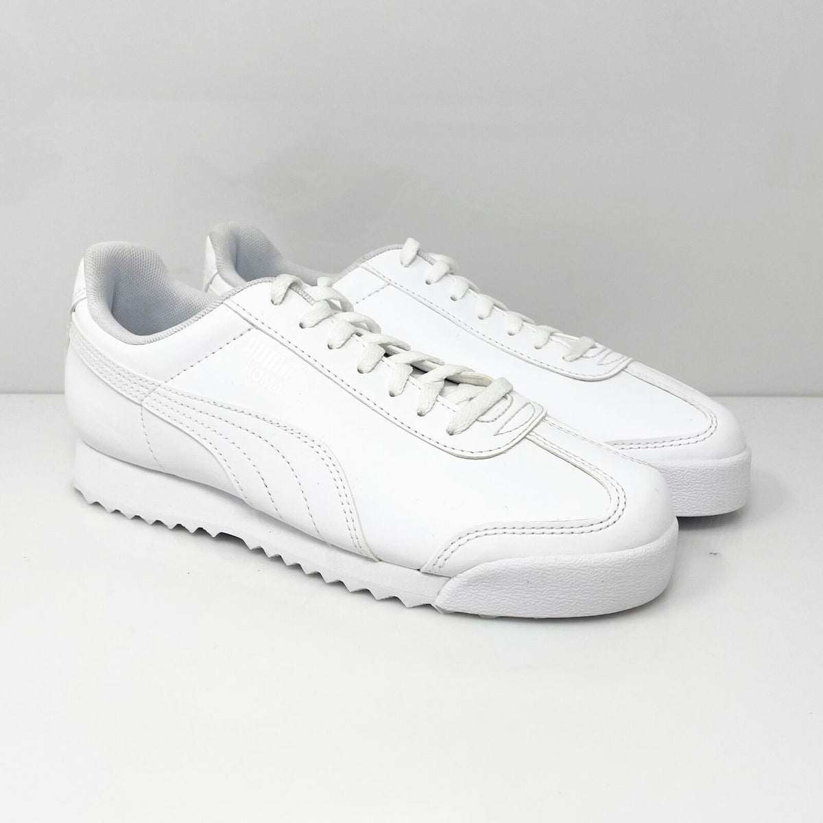 Puma Boys Roma Basic 354259-14 White Casual Shoes Sneakers Size 5C ...