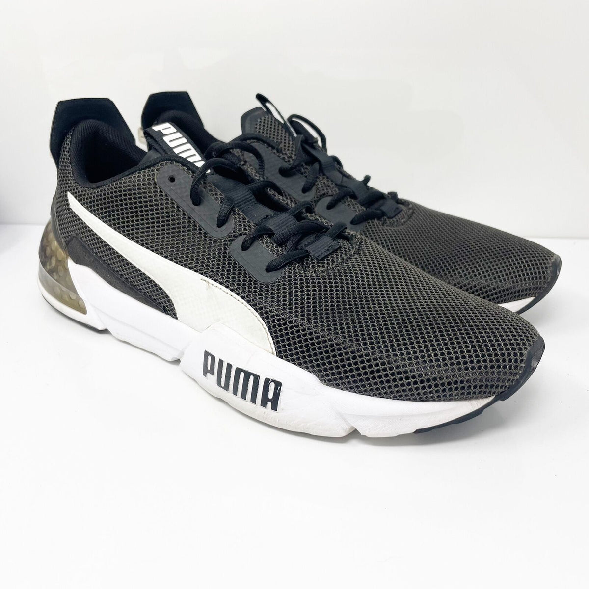 Puma Mens Cell 192638-02 Black Running Shoes Sneakers Size SneakerCycle