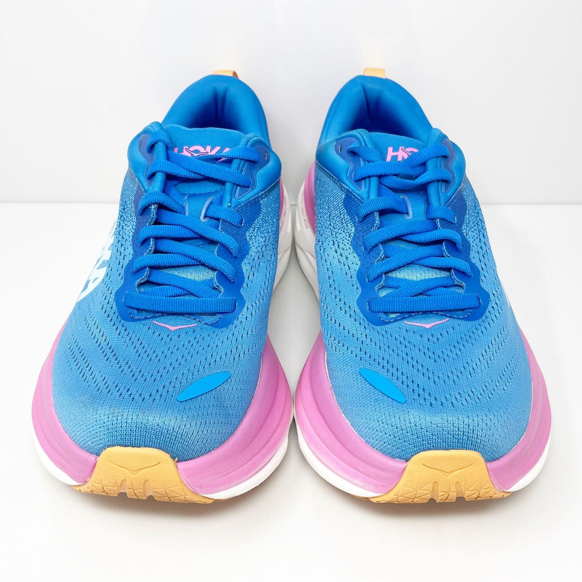 Hoka One One Womens Bondi 8 1127952 CSAA Blue Running Shoes Sneakers S ...