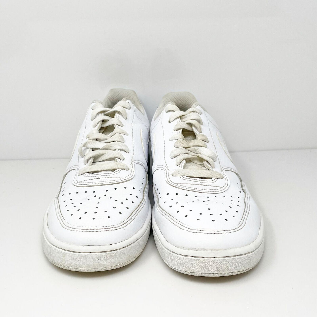 Nike Womens Court Vision CD5434-100 White Casual Shoes Sneakers Size 1 ...