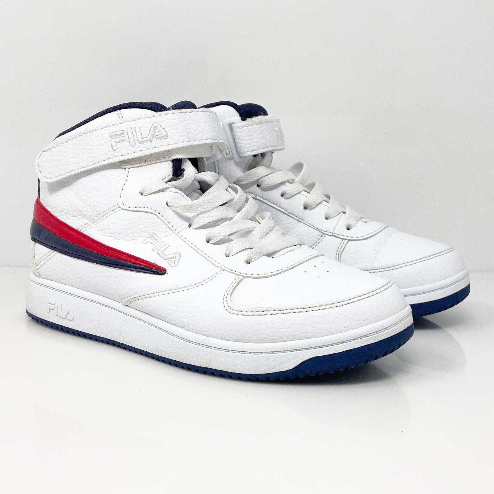 Fila Mens A High 3CM00543-125 White Basketball Shoes Sneakers Size 6.5 ...