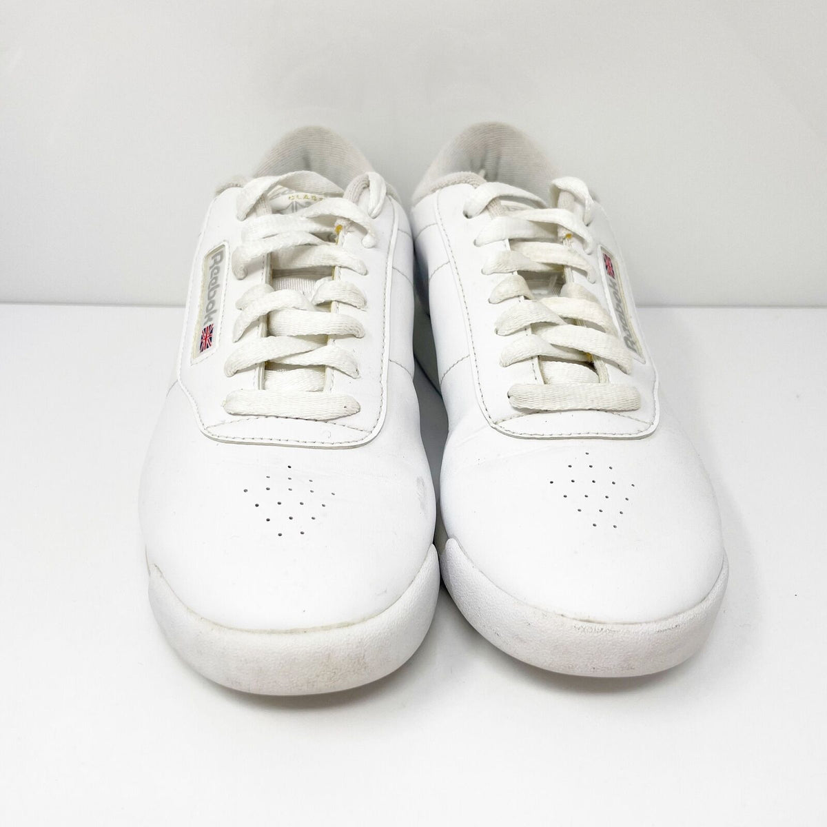 Reebok Womens Princess 1475 White Casual Shoes Sneakers Size 8 ...