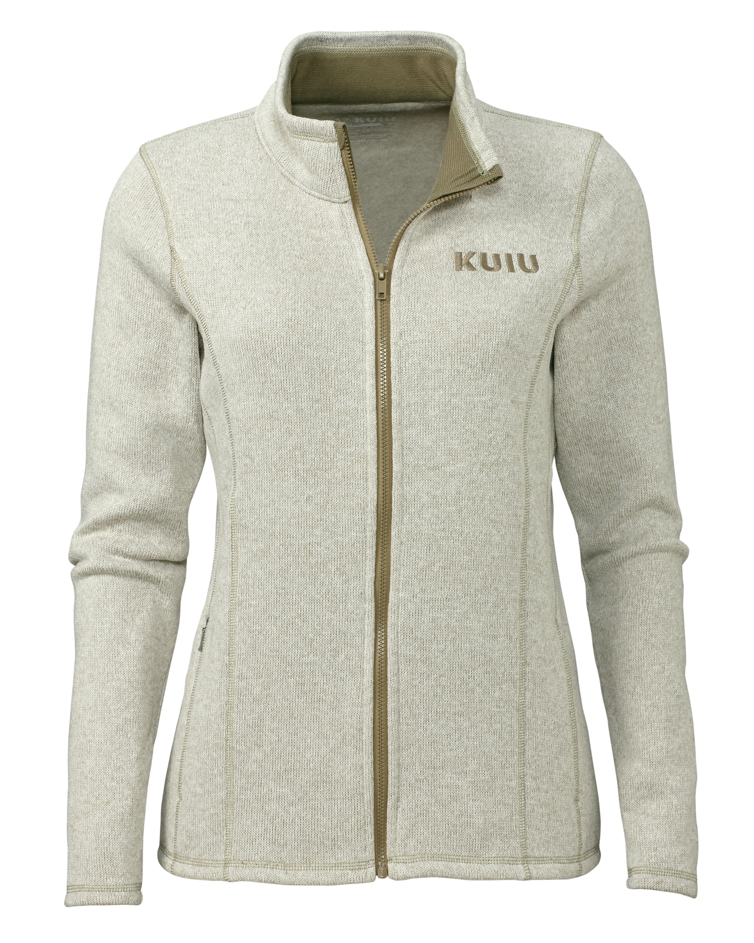 KUIU Outlet Women's Base Camp Sweater in Oatmeal | Size XL