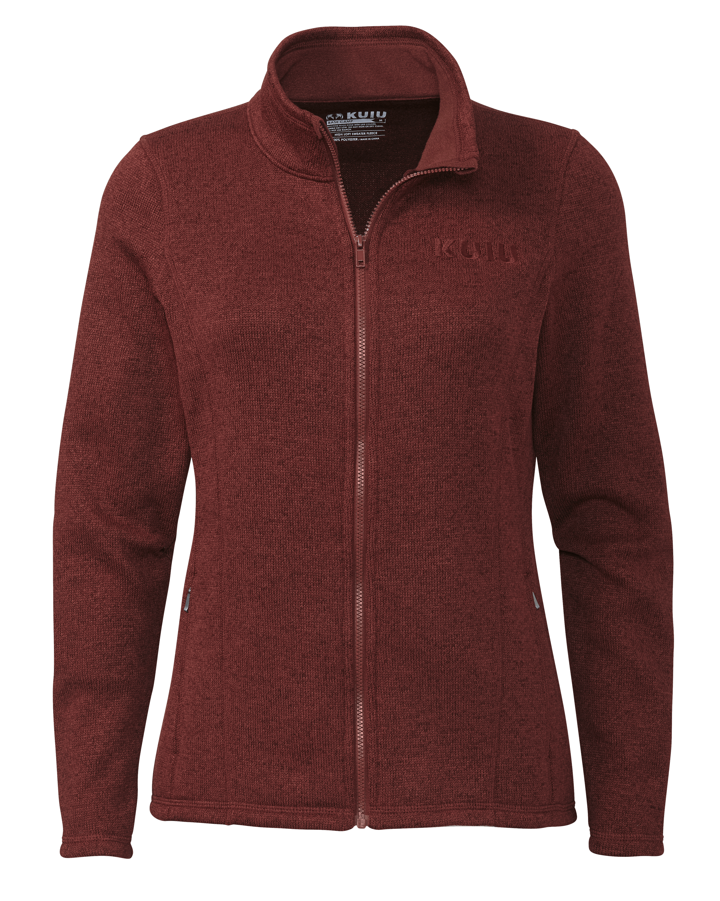 KUIU Outlet Women's Base Camp Sweater in Merlot | Size XL
