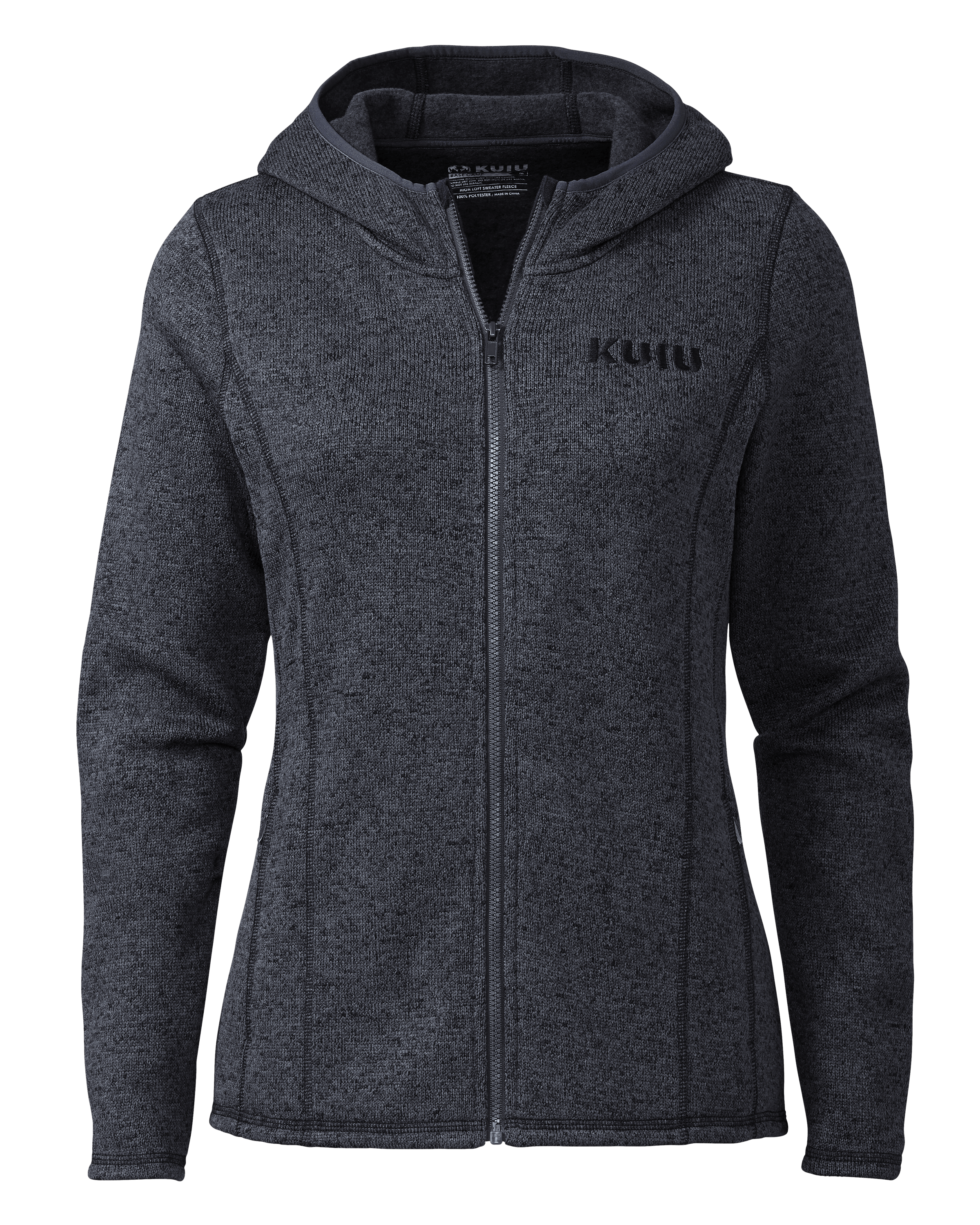 KUIU Outlet Women's Base Camp Hooded Sweater in Dark Navy | Size XL