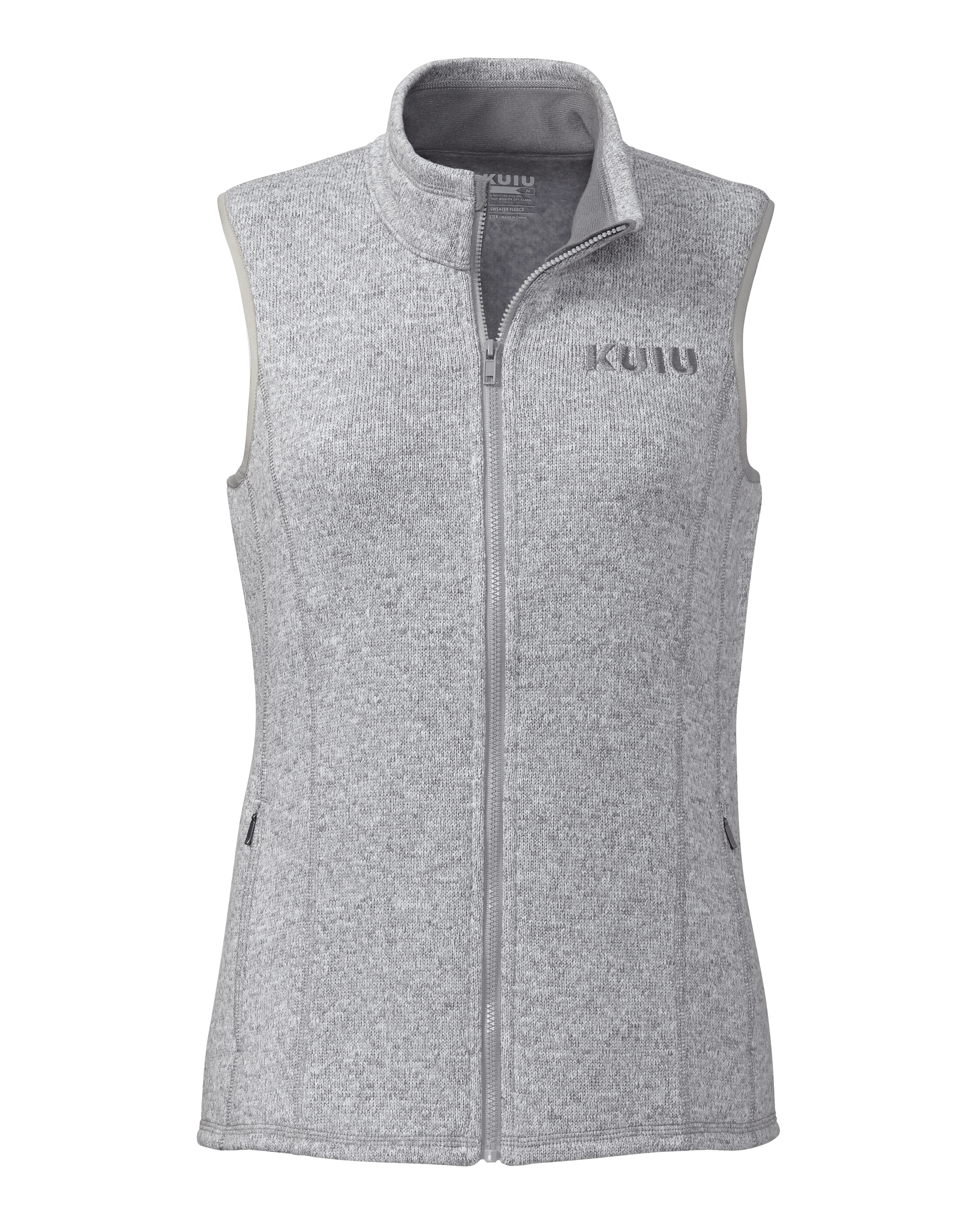 KUIU Outlet Women's Base Camp Sweater Vest in Heather Grey | Size XL